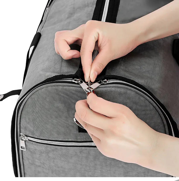 Convertible Garment Bag with Shoulder Strap Carry on  Duffel Bag for Men Women 2 in 1 Hanging Suitcase Suit Travel Bags