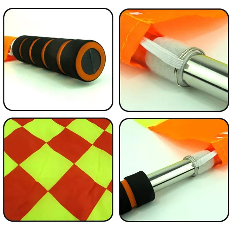 2/4/8/16Pcs World Soccer Referee Flag Fair Play Sports Match Football Linesman Europe Flags Referee Equipment