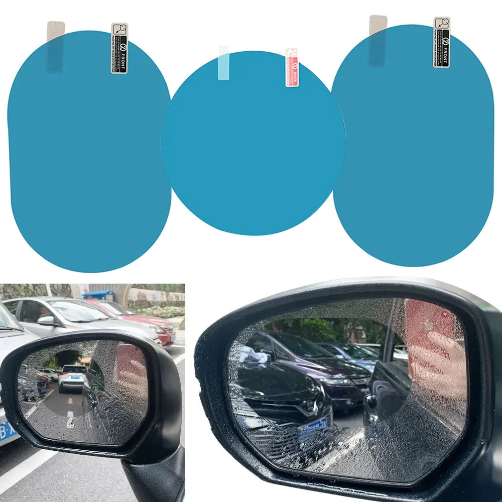 2 Pcs Car Sticker Rainproof Film For Car Rearview Mirror Car Rearview Mirror Rain Film Clear Sight In Rainy Days Car Film
