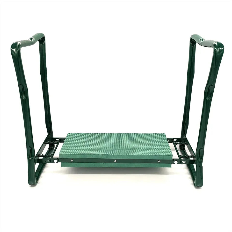 Garden Kneeling Stool with Tool Pouch 2-in-1 Portable Seat Knee Pad Outdoor Gardening Chair with Pockets