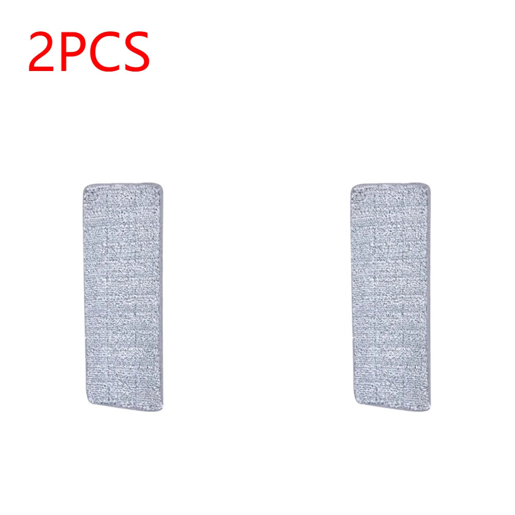 Rotating Head Household Cleaning Cloth Replacement Mop Microfiber Flexible Mop Heads Multi-function Stickable for Home Office