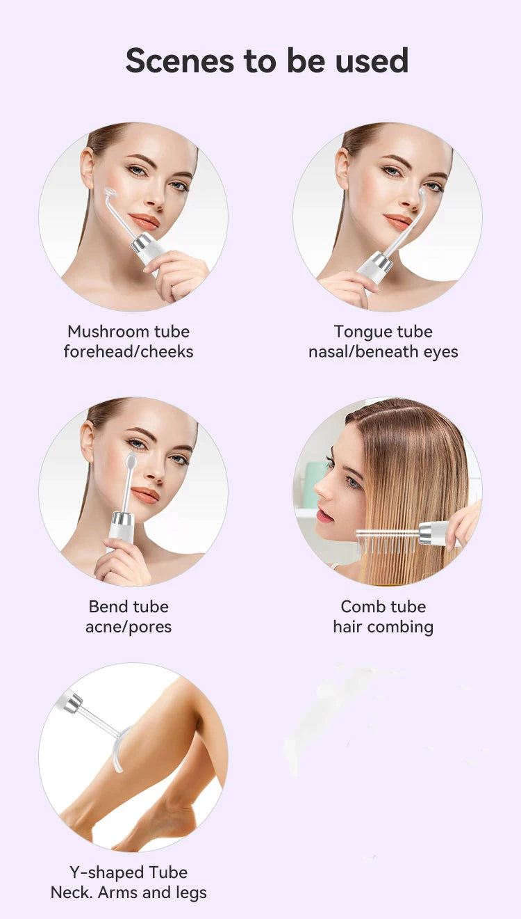 LCD Screen 4 in 1 Facial Skin Rejuvenation Tightening Wand Beauty Machine Care