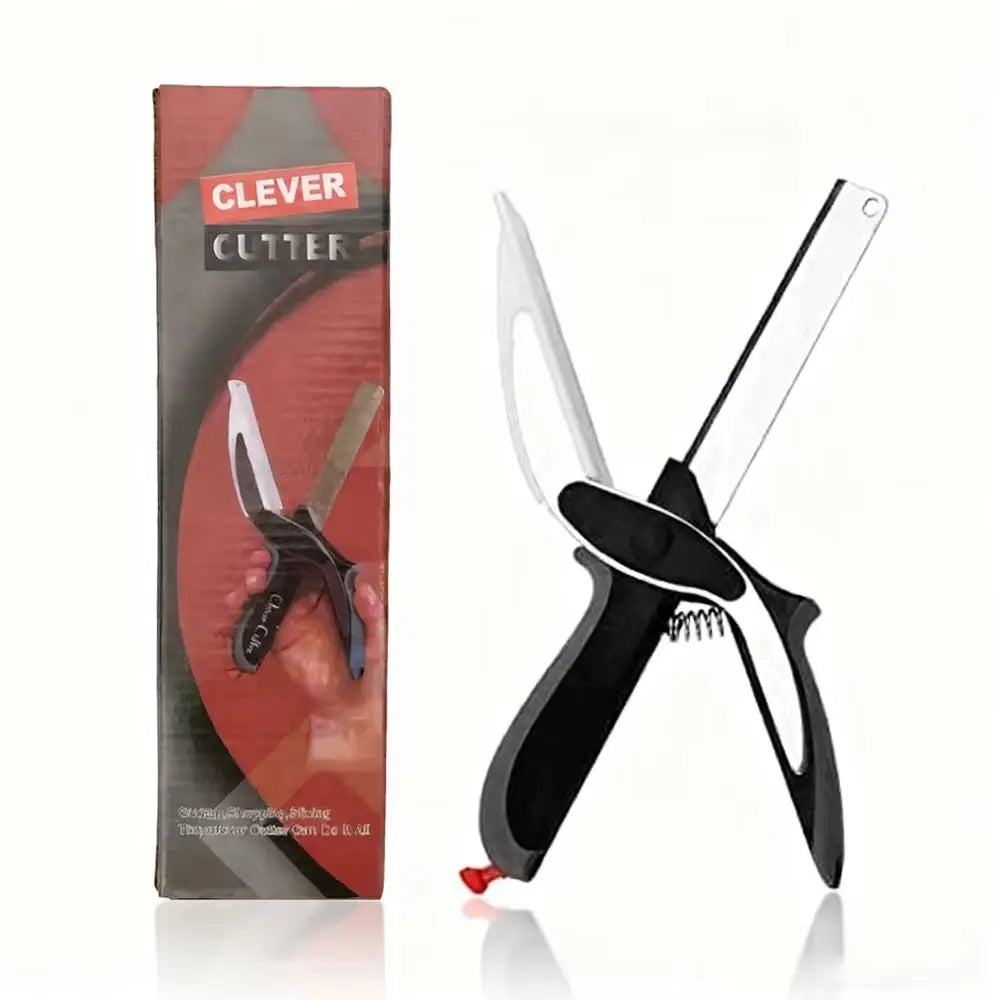 Dobeli Separable Stainless Steel Barbecue Steak Cutting Shear Household Vegetable Scissors 2 In 1 Multi Kitchen Tool Fruit Knife