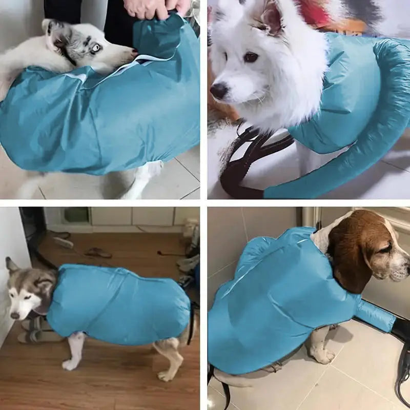 Portable Pet Drying Bag Folding Dog Hair Dryer Box Blow Bag Pet Grooming Dry Bag Dog Blowing Cat Bathing Pet Hair Drying Clothes