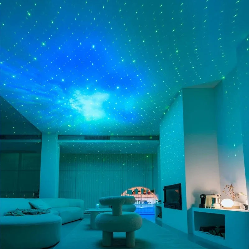 Dinosaur Egg Galaxy Projector with Remote Control Bluetooth Speaker LED Night Light Starry Sky Projection Light Children's Gift