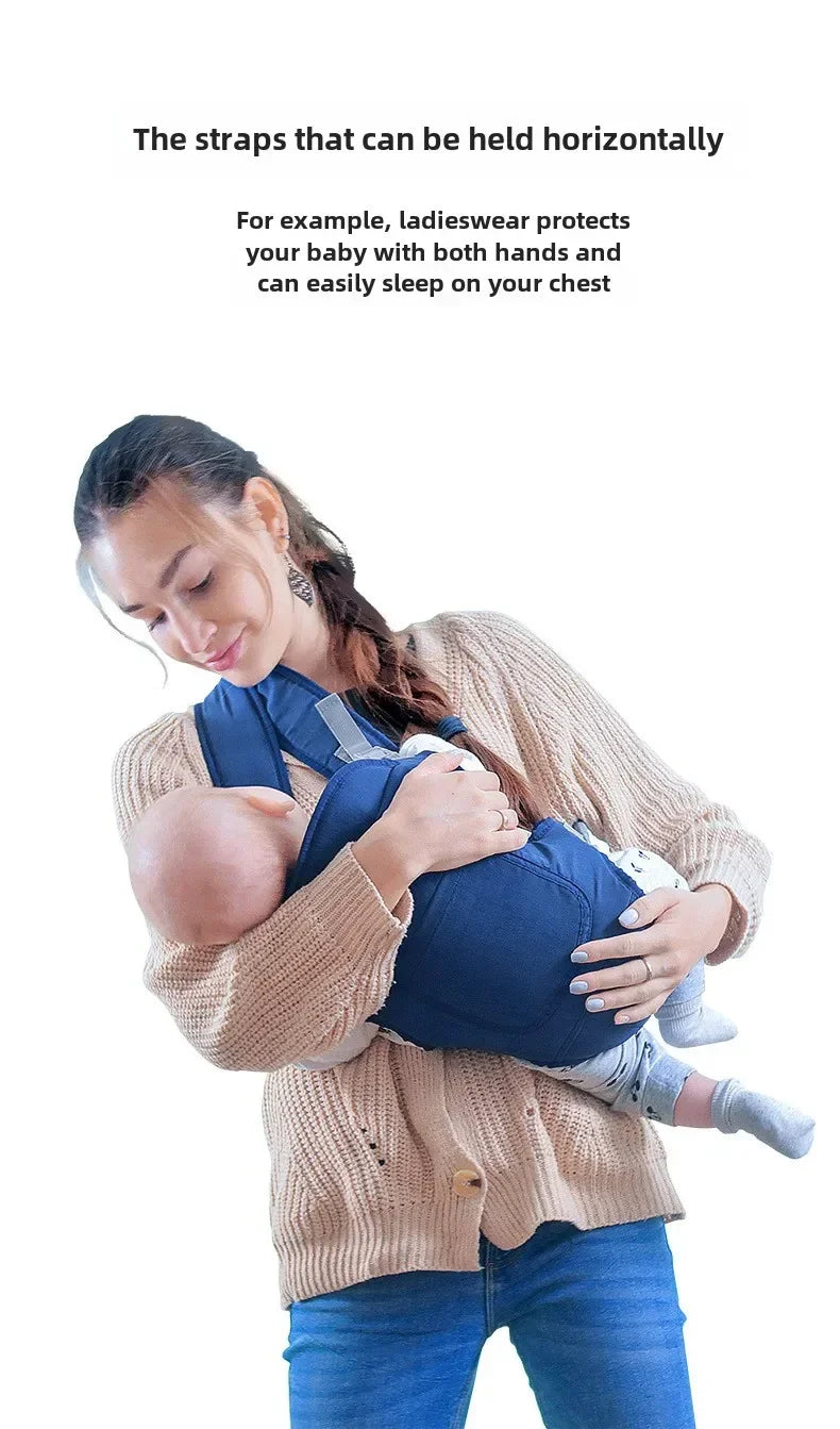 Baby Going Out Safety Sling Carrier Multifunctional Shoulder Baby Carrier Four Methods Front and Back Versatile for All Seasons