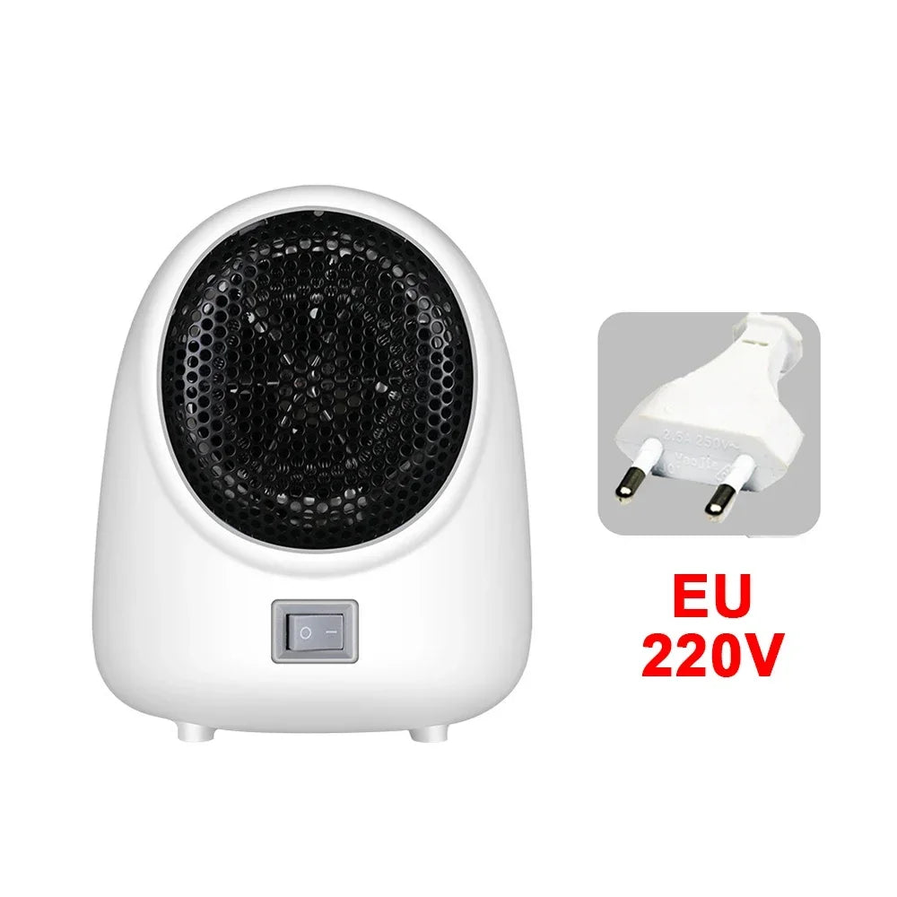 220V Hot Fan Heater Mini Electric Heater Desktop Quick Heating Home Portable Electric Heater For Home Office Warmer Hand Warmer