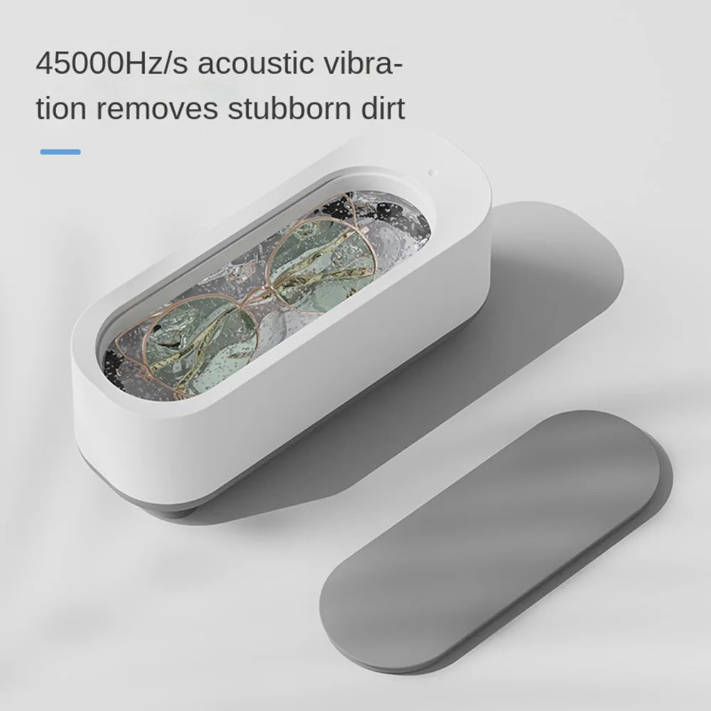Ultrasonic Cleaning Machine High-frequency Vibration Eyeglass Cleaner Washing Tools for Watch/Jewelry/Glasses/Makeup Tool