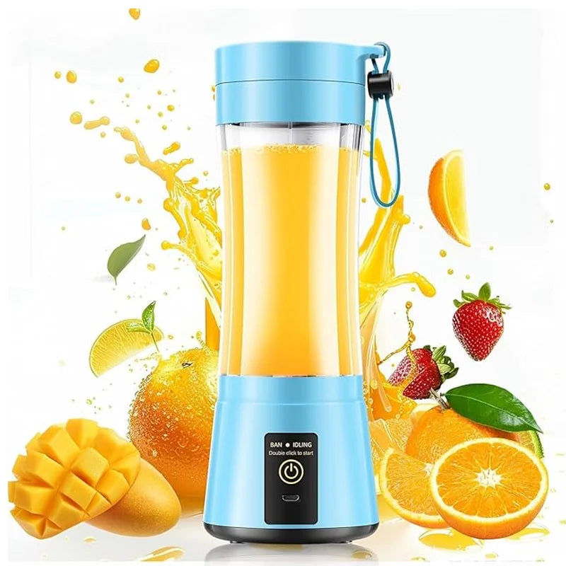 380ml Portable Juicer Fruit Smoothie Electric Blender Mini Juice Cup Usb Charging Blender Suitable for Travel And Fitness Use