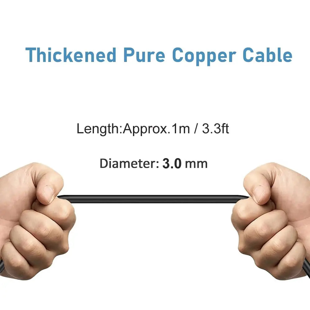 USB Type-C 2 Core Pigtail Cable, 5V USB-C to 2Pin Bare Wire Open End Extension Cable for DIY Replacement or Repair Power Cable