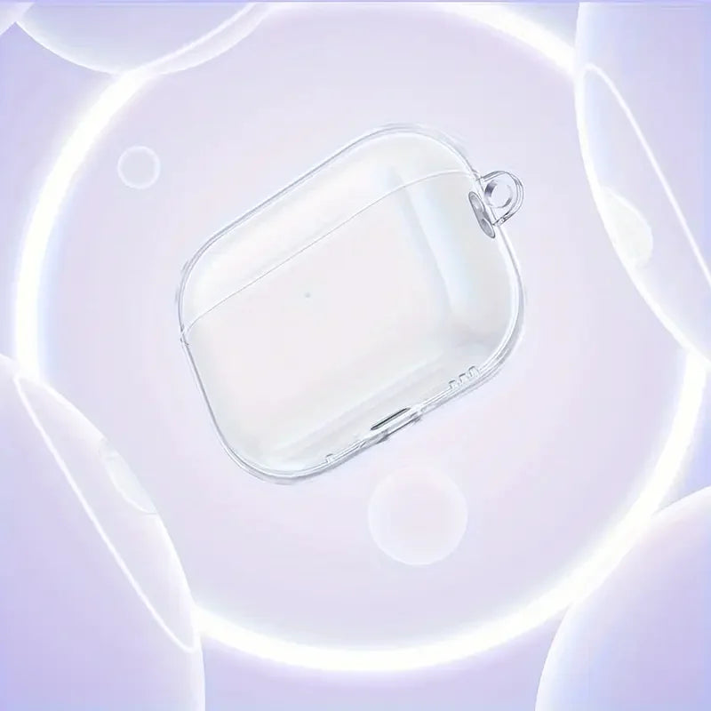 for AirPods 4 Case Transparent Ultra thin Earphone Case for AirPods Pro 1 2 3 Shockproof Clear Silicone Cover for AirPods Pro 2