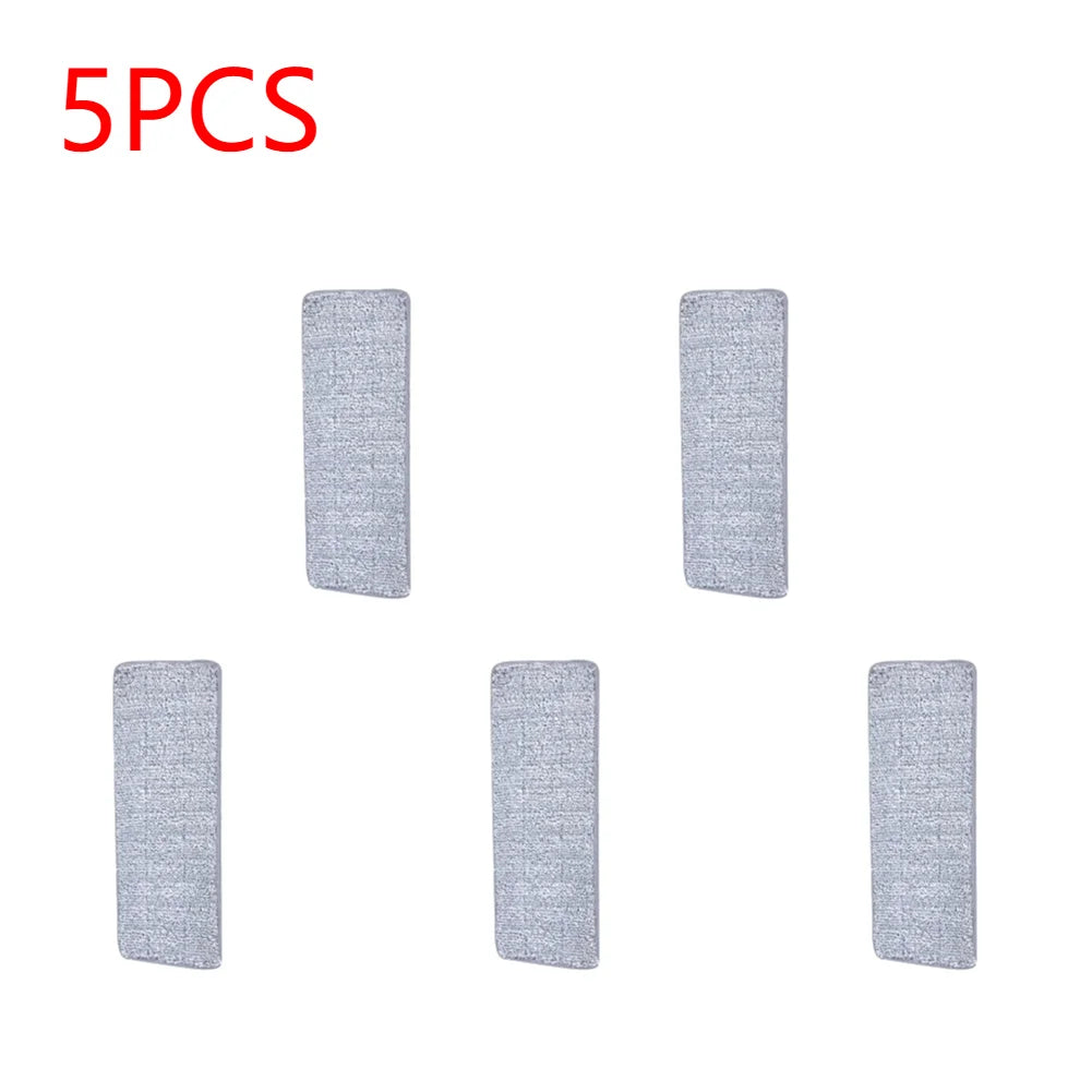 Rotating Head Household Cleaning Cloth Replacement Mop Microfiber Flexible Mop Heads Multi-function Stickable for Home Office