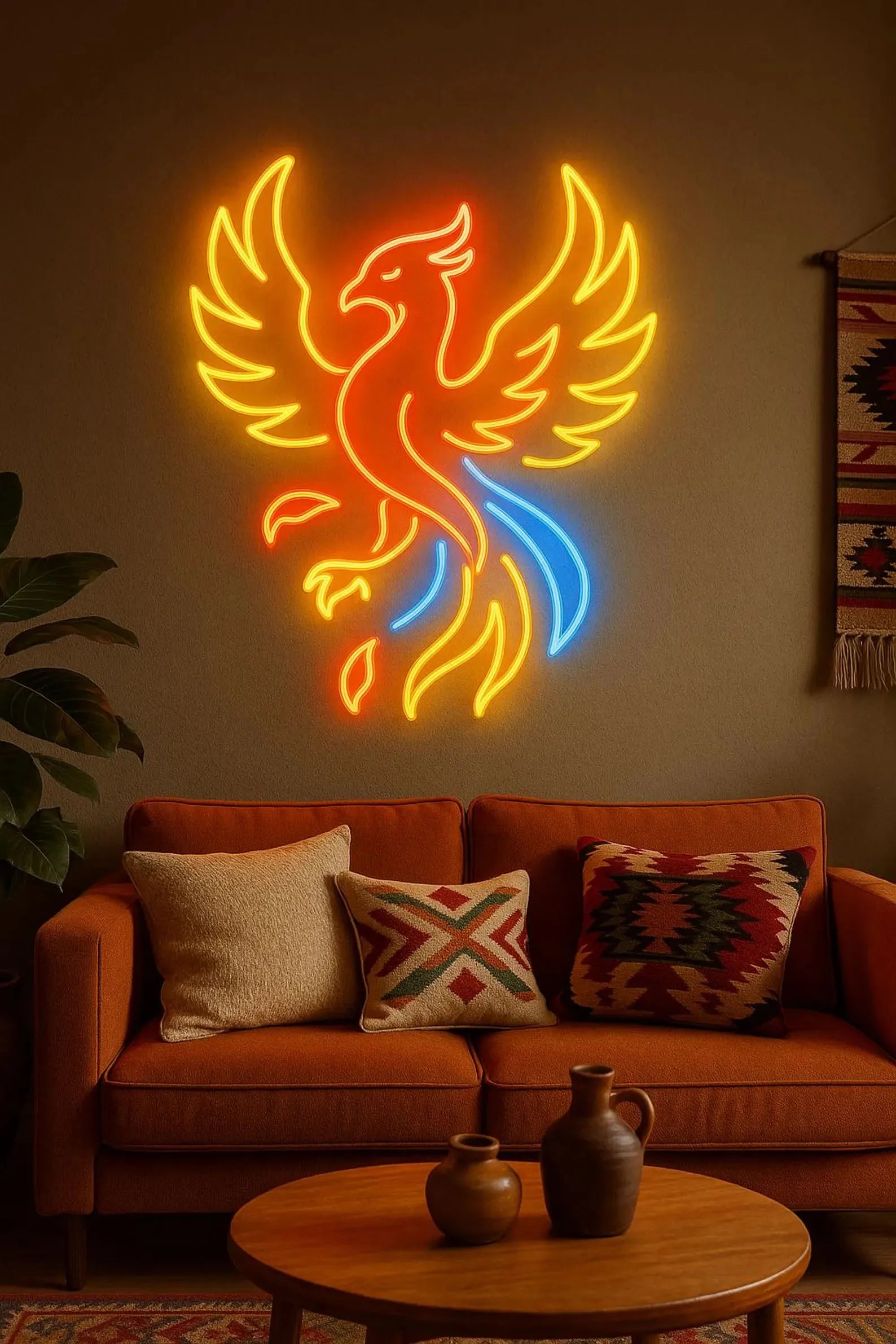 Phoenix Neon Sign,Legendary Immortal Bird Neon Sign. Bird LED Decor. Mythology Led Decor,Gift for Kids