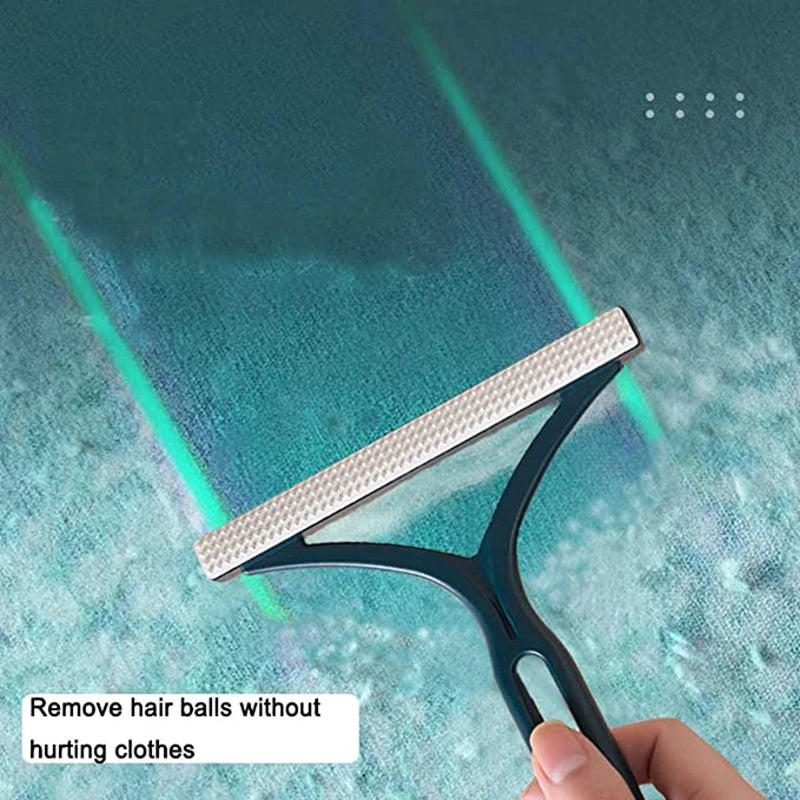 Silicone Double Sided Pet Hair Remover Lint Remover Clean Tool Shaver Sweater Cleaner Fabric Shaver Scraper for Clothes Carpet