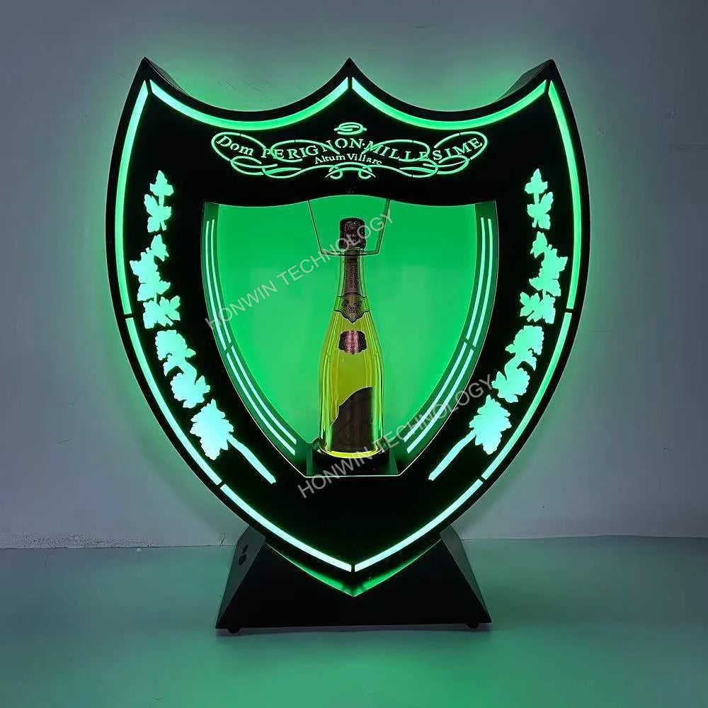 Nightclub Wine Presenter 3 Bottles Rechargeable LED Ace of Spade Glorifier Box Armand de Brignac Champagne Bottle Carrier Case