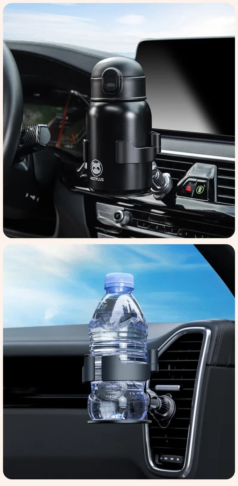 Car Water Cup Holder Tea beverage Holder Car air conditioning outlet ashtray fixed frame seat multi-function