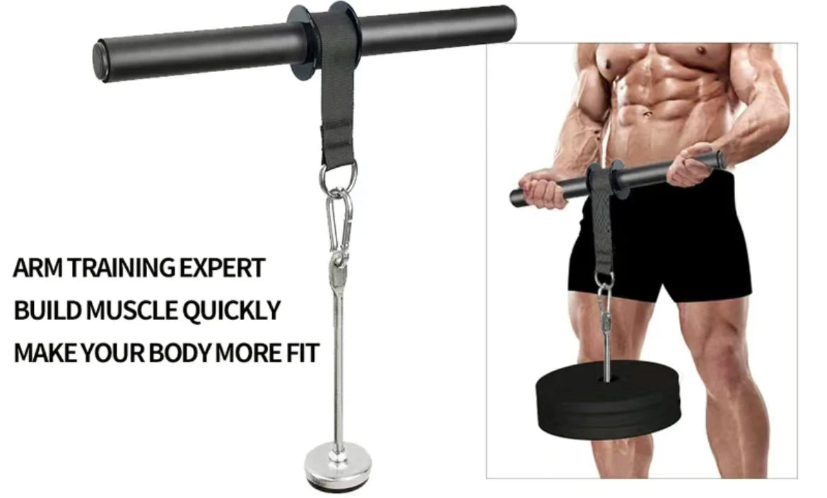 Fitness Forearm Trainer Strengthener Wrist Blaster Gym Hand Gripper Strength Triceps Exerciser Weight Lifting Rope Waist Roller