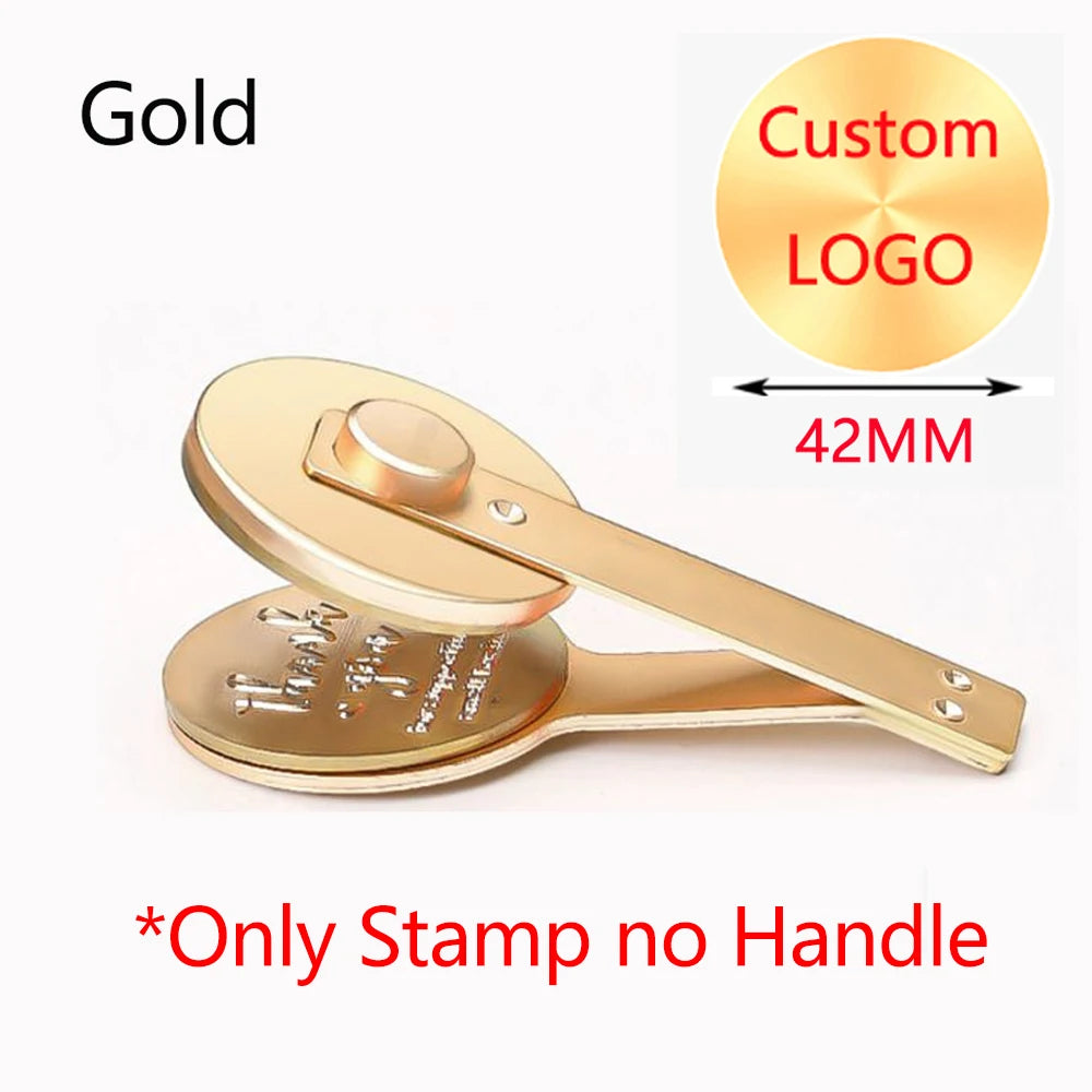 Custom Initials Embosser Stamp,Book Embosser Personalized LOGO Wedding Embossing Stamp, Address Stamp, Form the Library Embosser