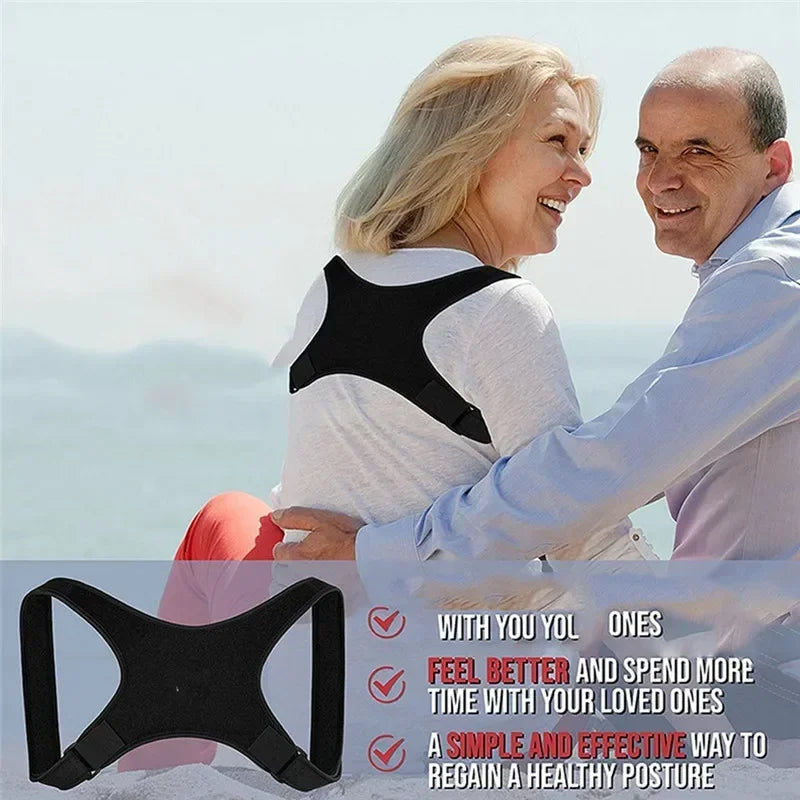 Back Posture Corrector Adjustable Medical Brace Shoulder Support Corrector Prevention Humpback Back Health Care