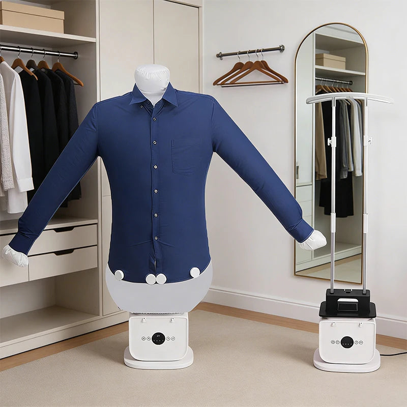 Automatic Clothing Ironing Machine Air Drying Heating Machine Mini Folding Ironing Device Portable Electric Clothes Shoes Dryer