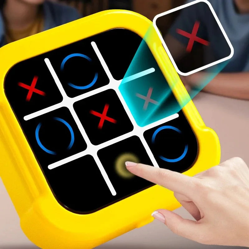 Electronic Chessboard Tic Tac Toe Multifunctional Children's Education Strategy Toy  Parent-Child Fun Interactive Brain Game