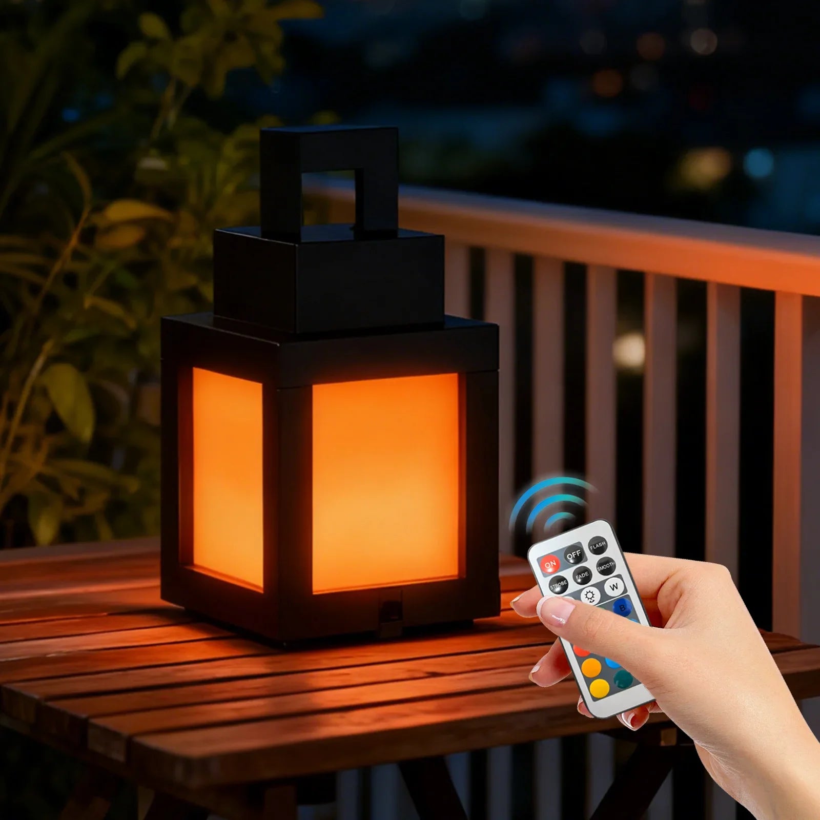 Pixel Style Night Light Portable Lantern Tabletop Ornament 16 Colors Lantern DIY Interior Decoration Festival Atmosphere Light