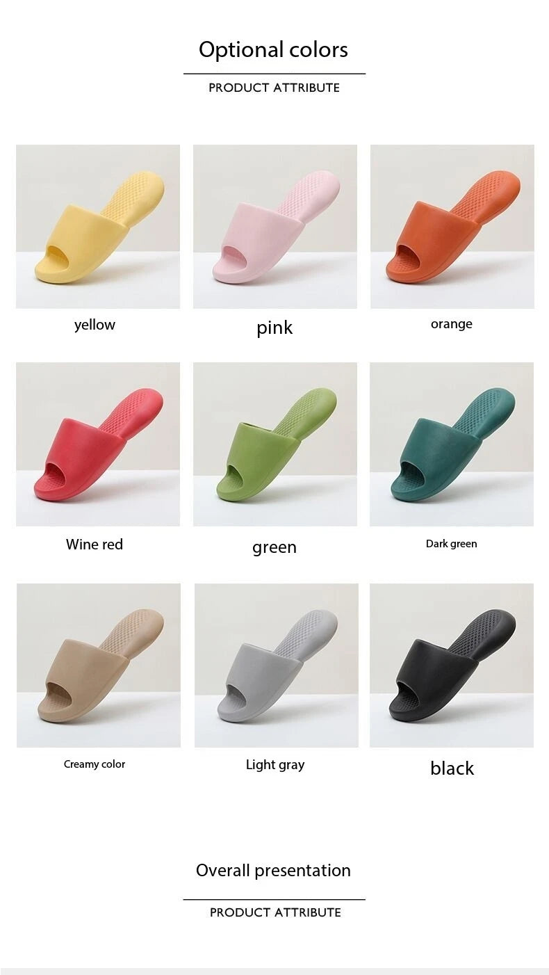 Slippers for women eva, summer home, bathroom, anti slip thick sole, external wearing of sandals