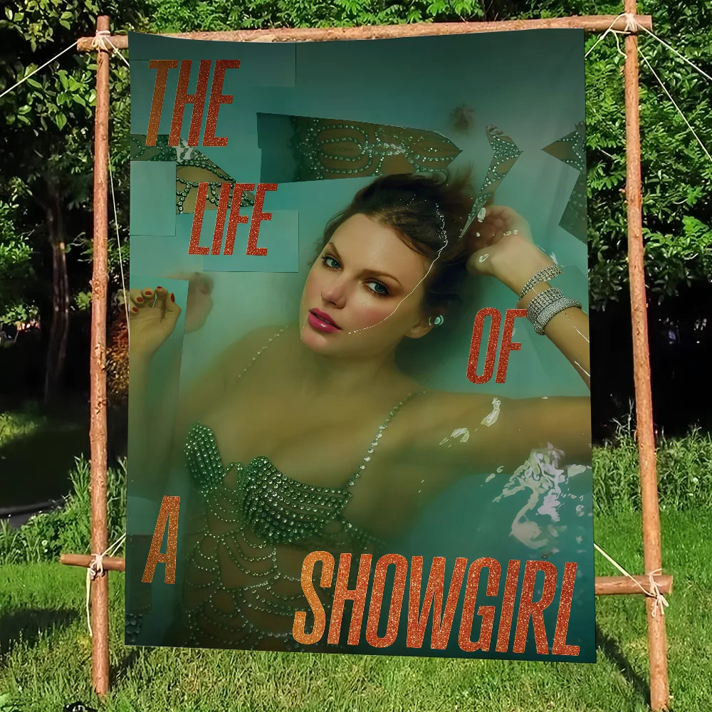 T-TaylorS The Life of a Showgirl flag For Living Room Home Dorm Decor Art Home Party Picnic Decor Banner