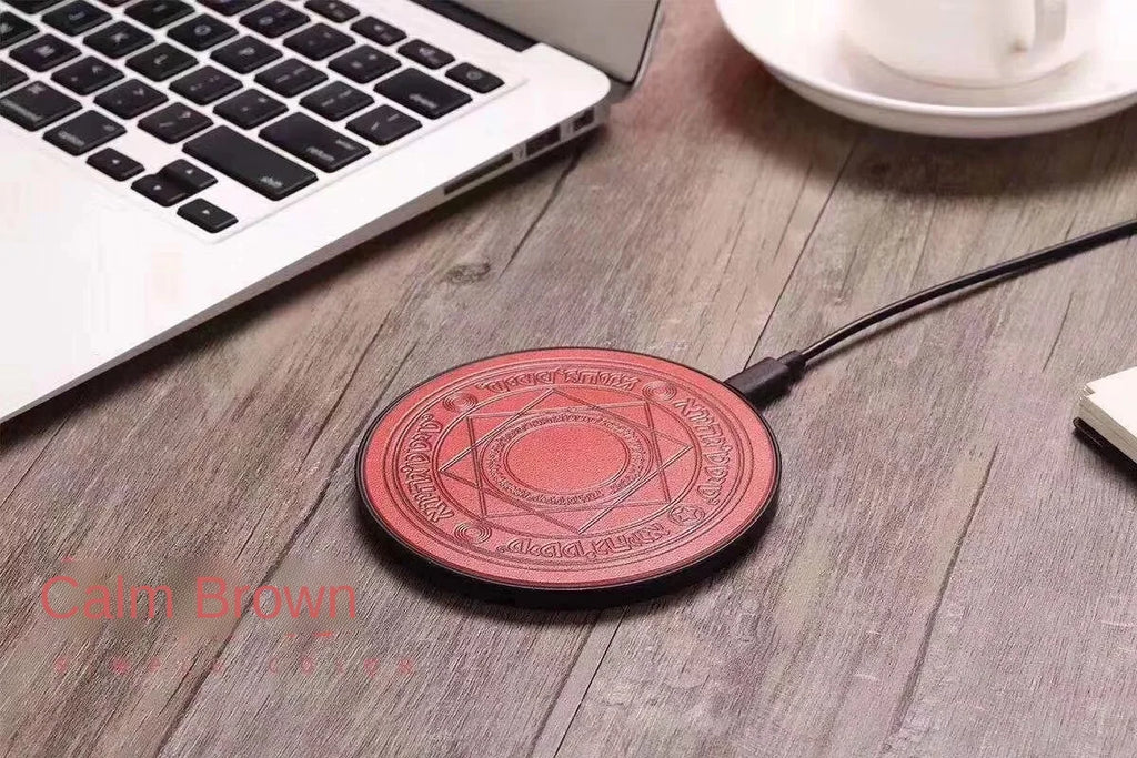 Fast Charging 10W Multifunction Rapid Charger Creative Magic Array Wireless Charger Mobile Phone Universal Emittin Light