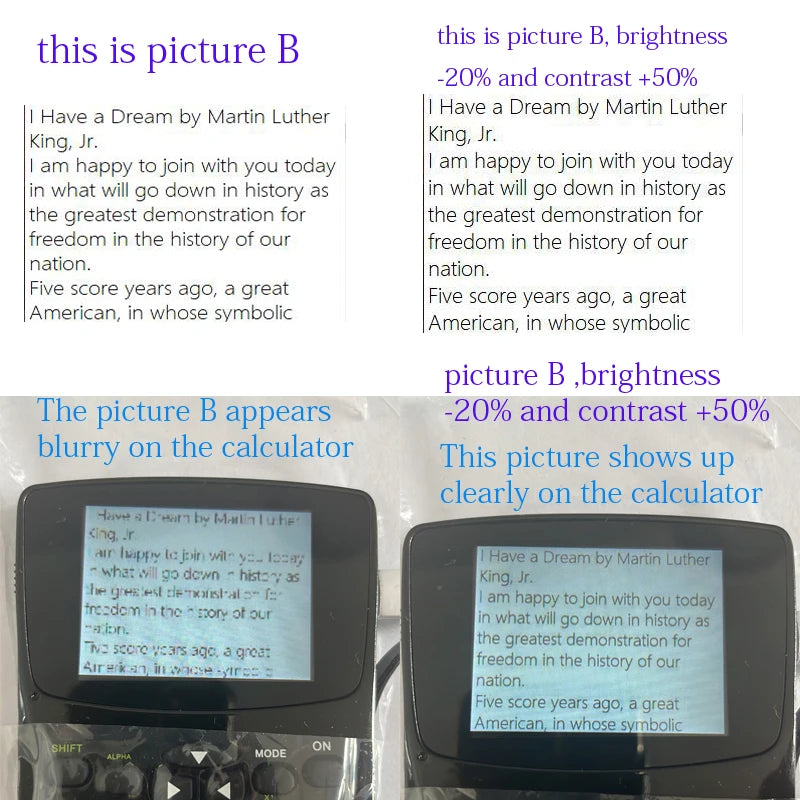 Fashion student magic mp4 player calculator with emergency button quick response text video Privacy Film(choose the Sku with PF)