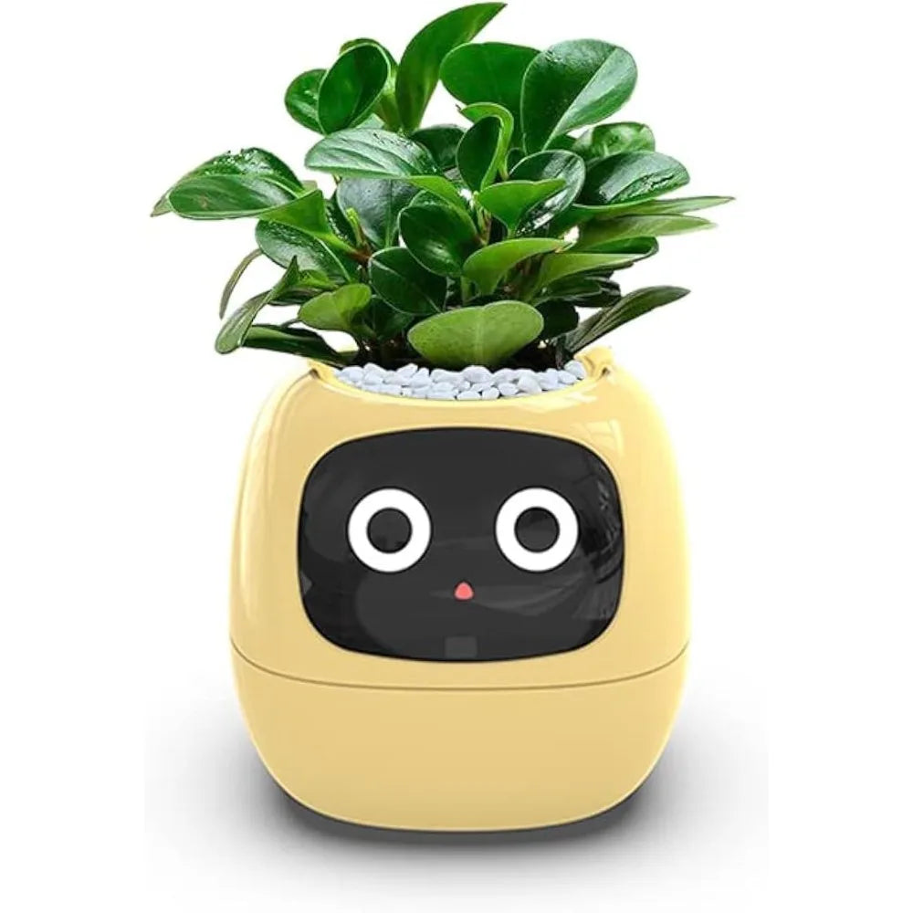 Smart Flower Pot with AI Chip 7 Sensors Automatic Plant Care for Home Desk Garden