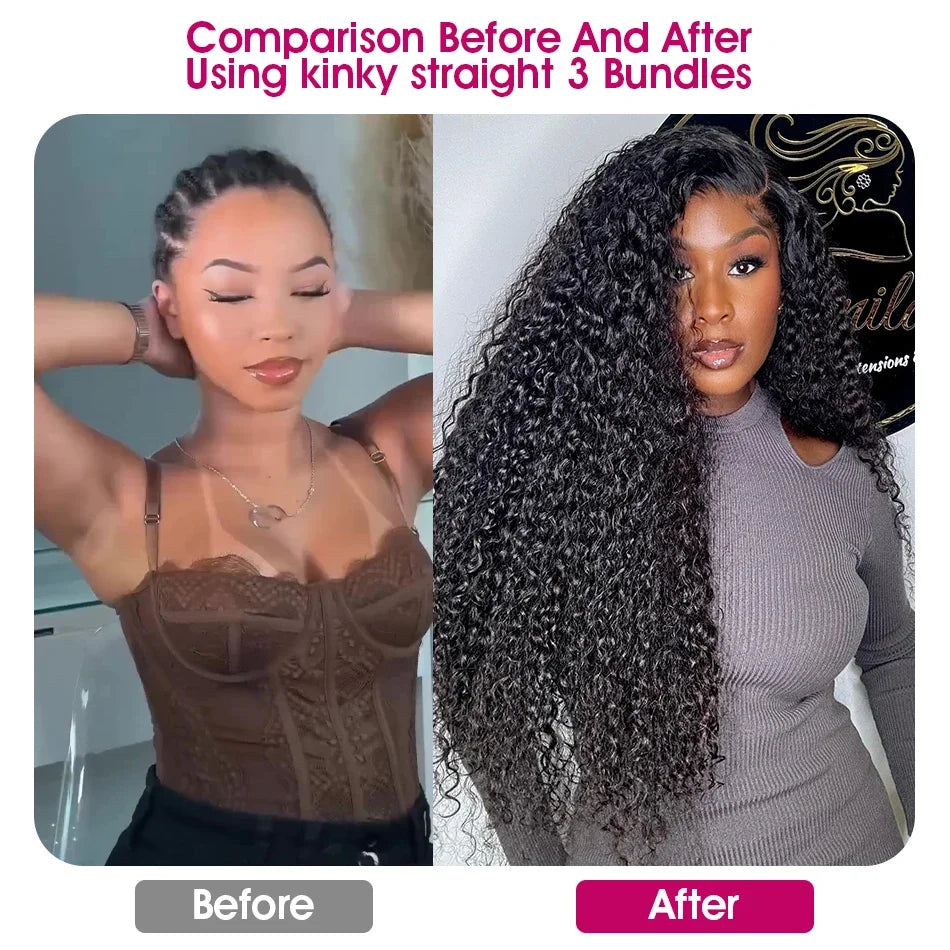 32 36 40 Inch Deep Wave Human Hair Bundles Brazilian Remy Unprocessed Weaving Curly Hair 1/2/3/4 Bundles Weave Extensions Deals