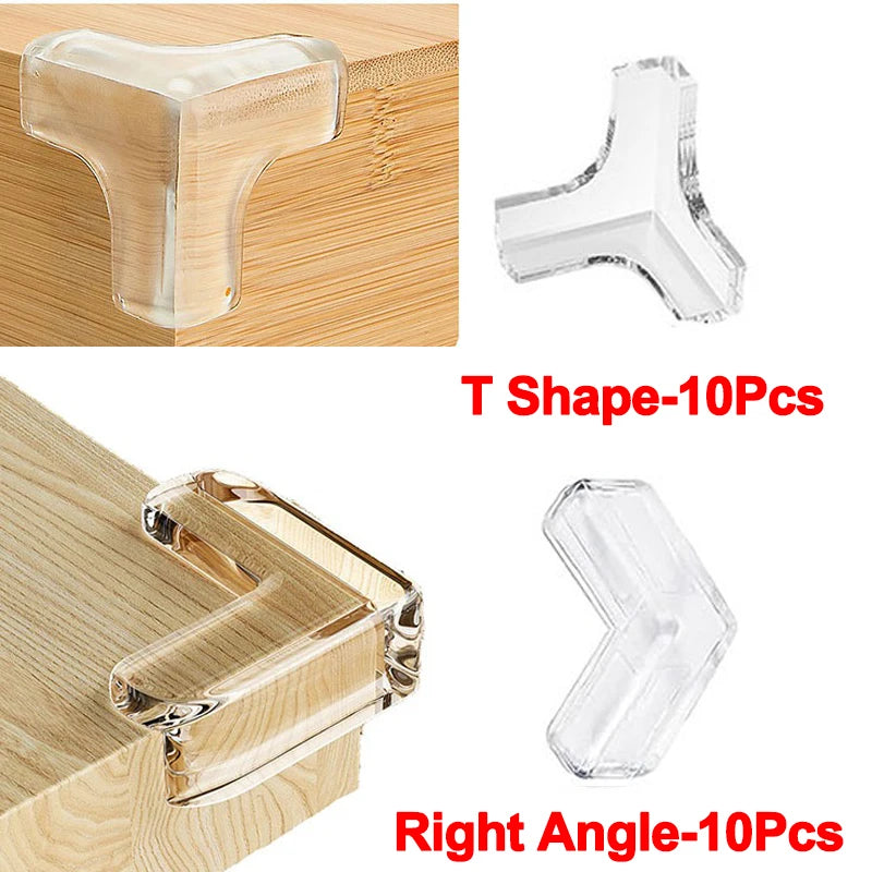 10/20Pcs Baby Safety Table Corner Protector Furniture Edge Protection Cover Transparent Children Anti Collision Edge Guards