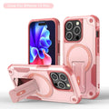 For Magsafe Stand Invisible Phone Case for IPhone 17 16 15 14 11 13 12 Pro Max Plus Wireless Charging Hard Anti-fall Cover