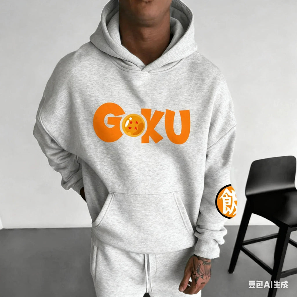 Son Goku Dragon Ball Autumn Harajuku Men Hoodie Streetwear Women Vintage Winter Oversized Hooded Sweatshirt Long Sleeve Unisex