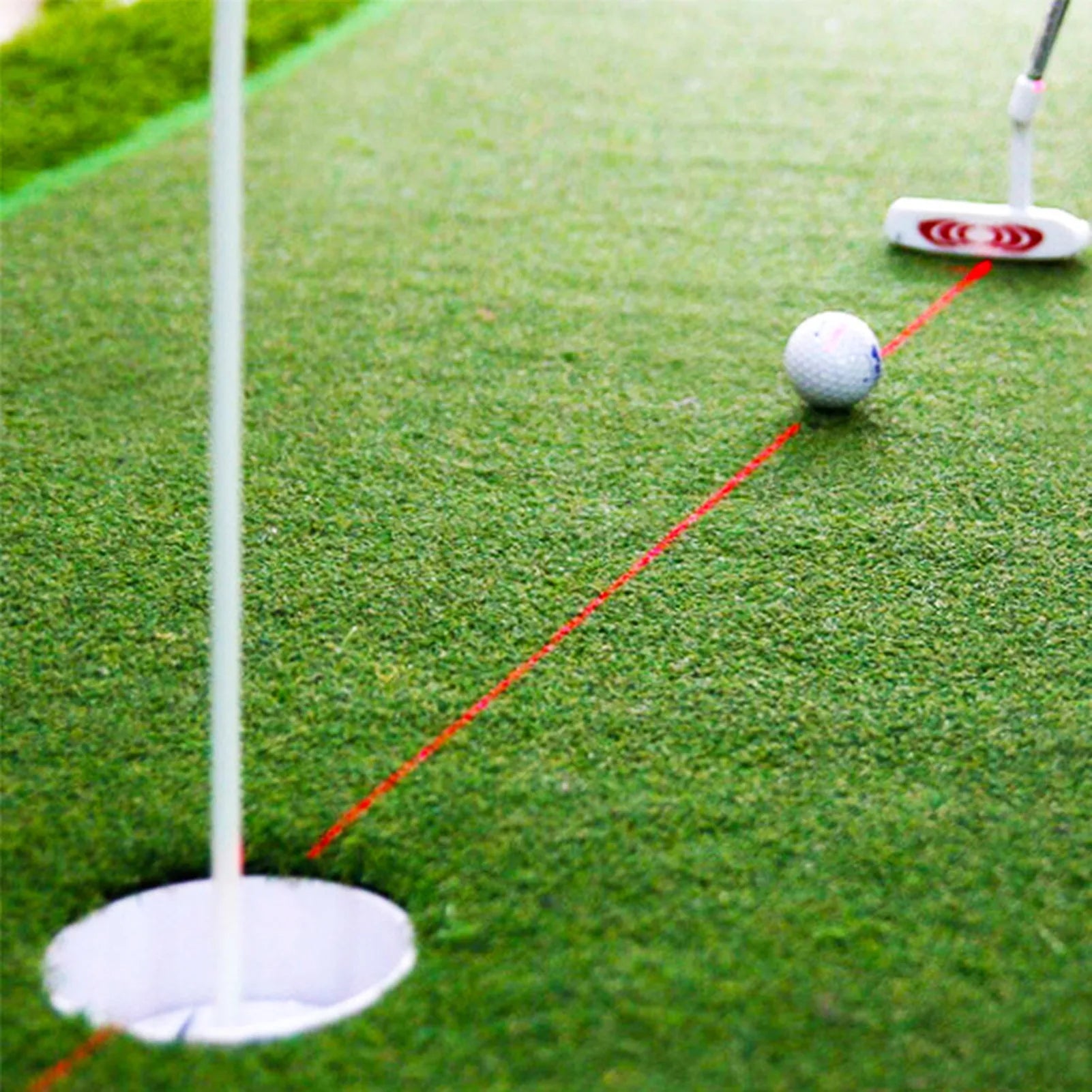 Golf Putter Sight Portable Golf Lasers Putting Trainer ABS Golf Putt Putting Training Aim Improve Line Aids Corrector Tools