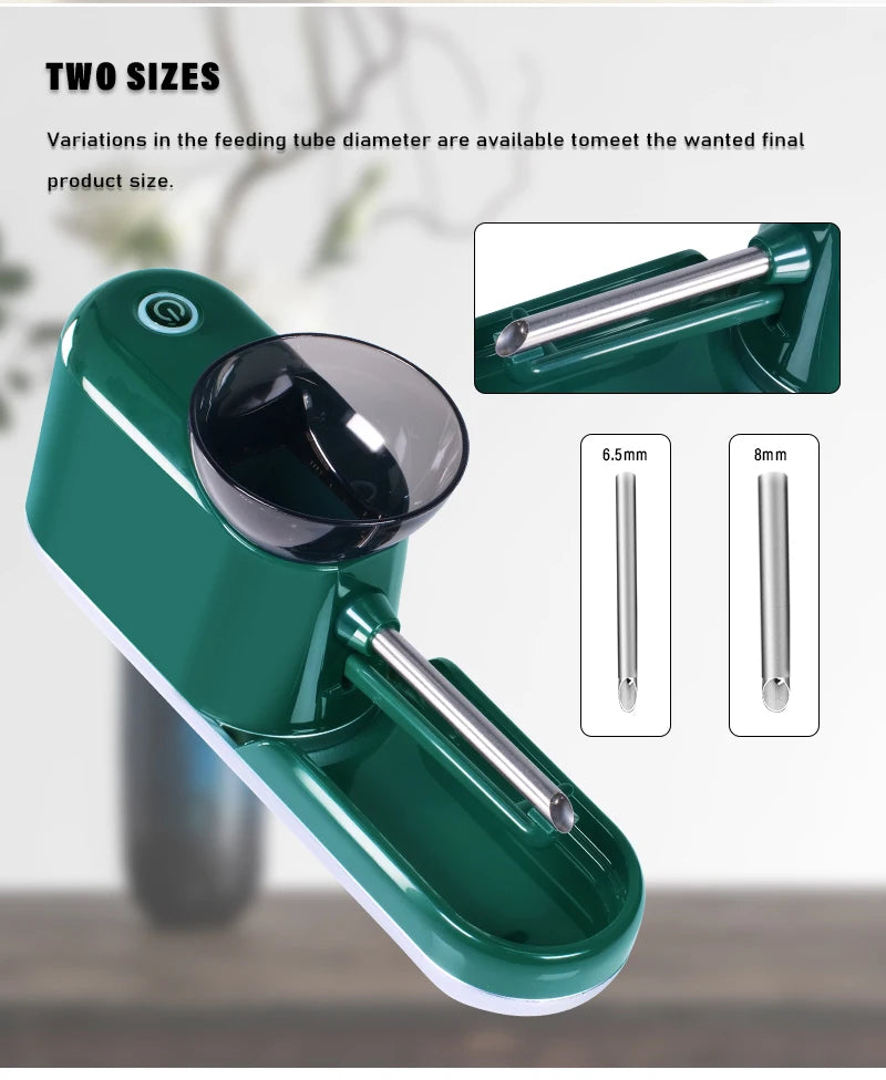 6.5 8mm Cigarette Rolling Machine Fully Automatic Tobacco Roller Smoking Accessories EU US Plug DIY Injector Maker Smoking Tool