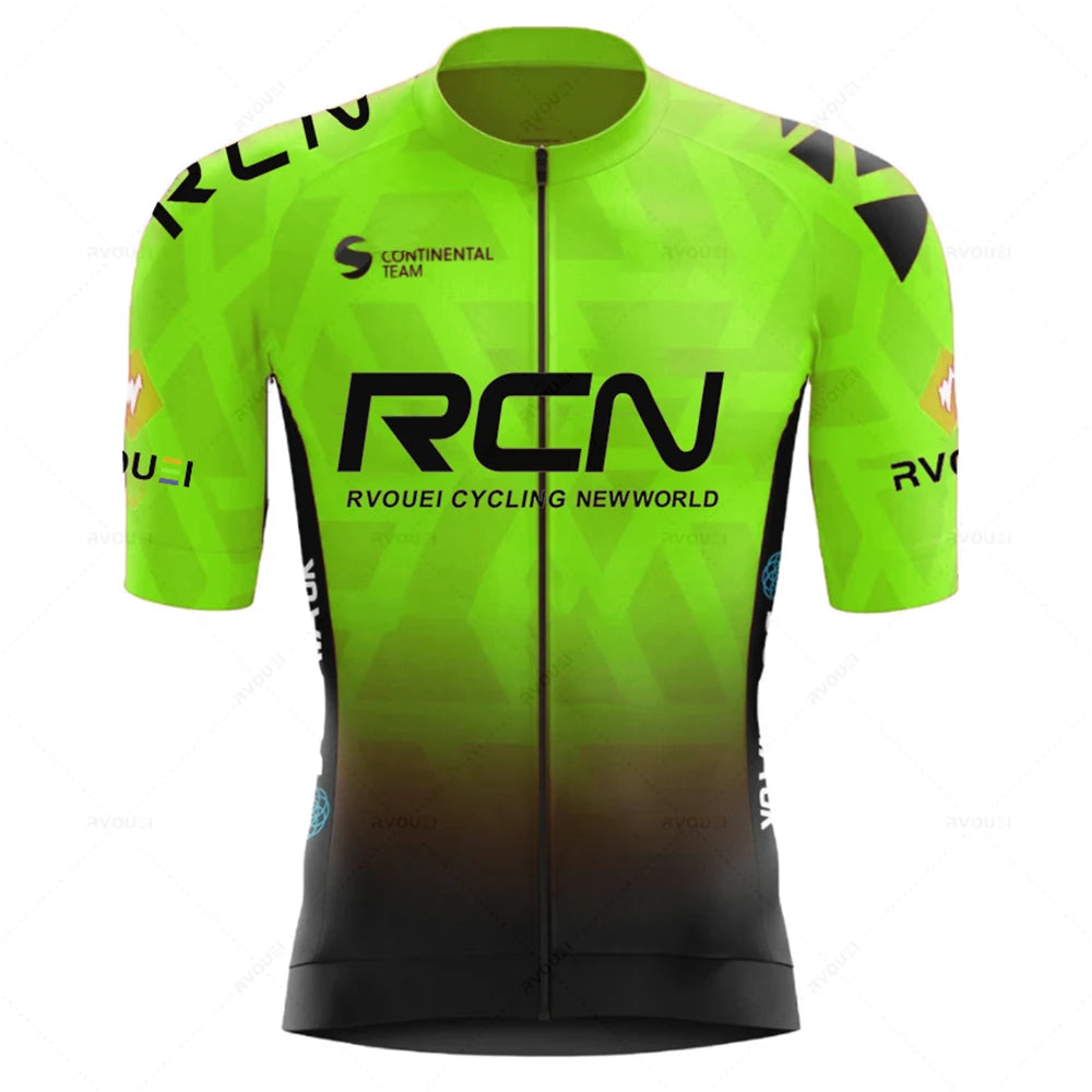 2026 Rvouei Team Cycling Jersey Set Summer Breathable Road Bicycle Suit Riding Uniform Bike MTB Clothing New Sports Cycling Kits