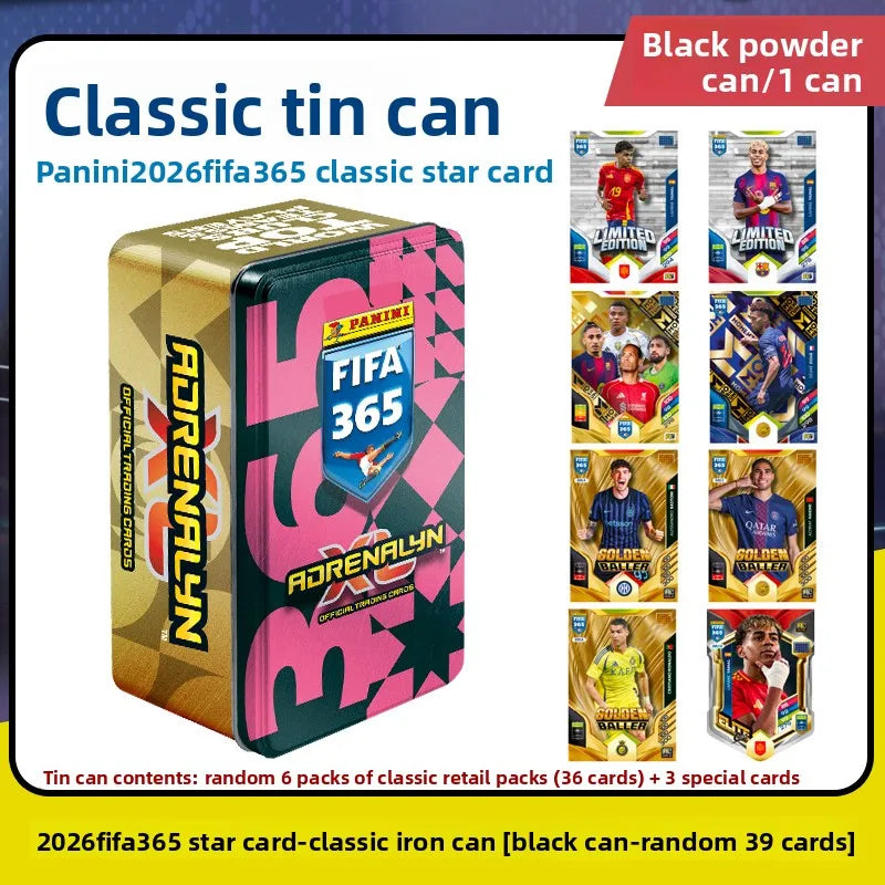 2026 Panini FIFA 365 Adrenalyn XL - Top Clubs Teams Players Collectible Trading Card Gift