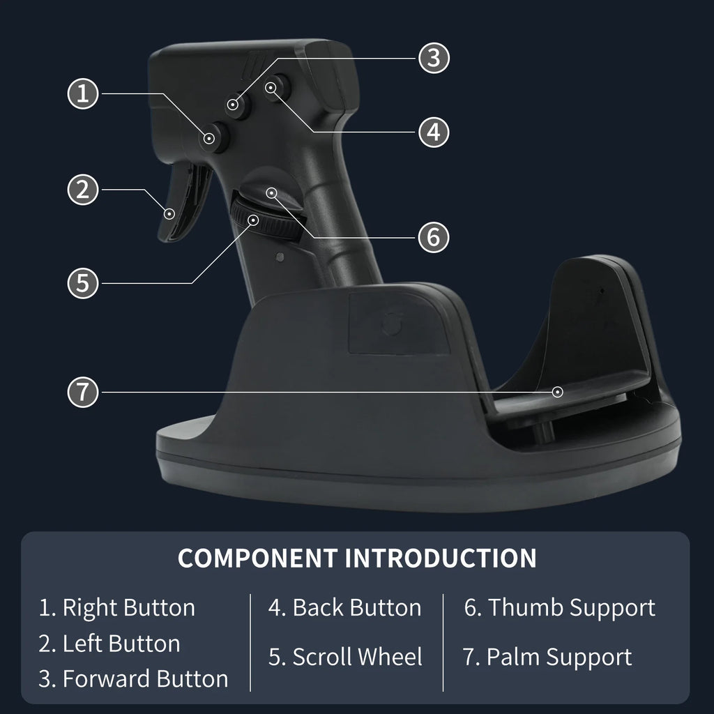 CYLIEX L25B Gun Mouse FPS Game Pistol Handle Grip Wired Gaming Mouse Peripherals Pc Custom Gamer Accessories Shooting Mice