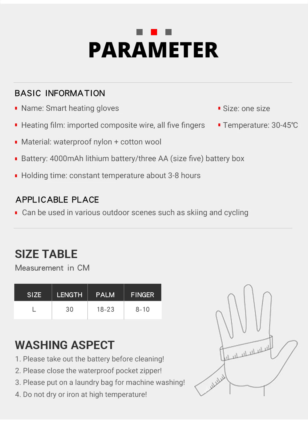 HEROBIKER Motorcycle Gloves Waterproof Heated Guantes Moto Touch Screen Battery Powered Motorbike Racing Riding Gloves Winter##