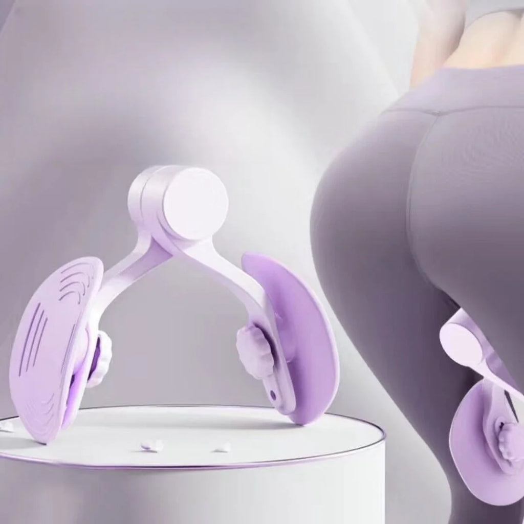 Kegel Pelvic Floor Muscle Trainer - Pink, Fit for Thigh Muscle Training, Home Gym Fitness Equipment for Women