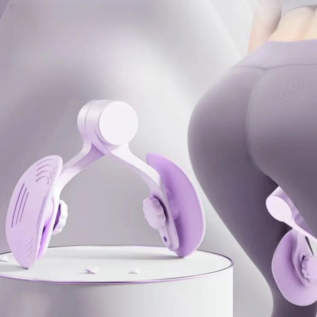 Kegel Pelvic Floor Muscle Trainer - Pink, Fit for Thigh Muscle Training, Home Gym Fitness Equipment for Women
