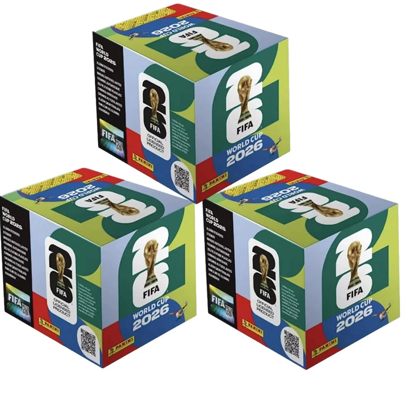 Genuine Panini 2026 FIFA World Cup Sticker Album Limited Gold Silver Official 2026 Stickers Collection Football Souvenir Gift