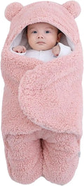 Soft Cotton Swaddle Blanket for Newborns 0-6 Months, Easy Velcro Closure & Machine Washable
