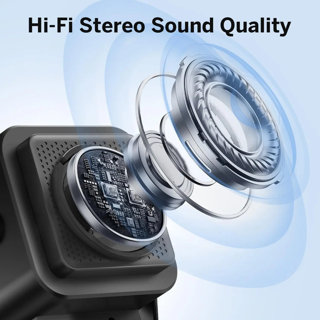 NEW 5 In 1 Auto-induction Wireless Induction Speaker 8 Mode RGB Light Phone Stand Surround Sound Portable Bluetooth Phone Holder