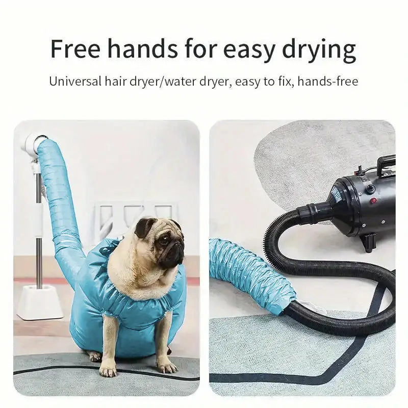 Portable Pet Drying Bag Folding Dog Hair Dryer Box Blow Bag Pet Grooming Dry Bag Dog Blowing Cat Bathing Pet Hair Drying Clothes