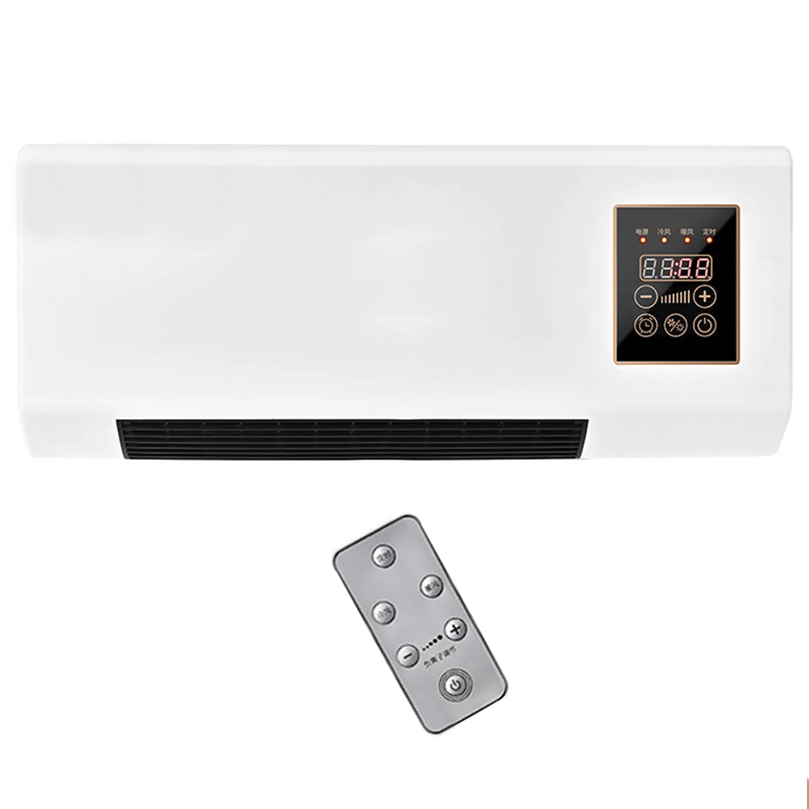 Mini Wall  Conditioner Fast Cooling and Heating  Conditioner 8H Intelligent Timing with Remote Control for Living Room