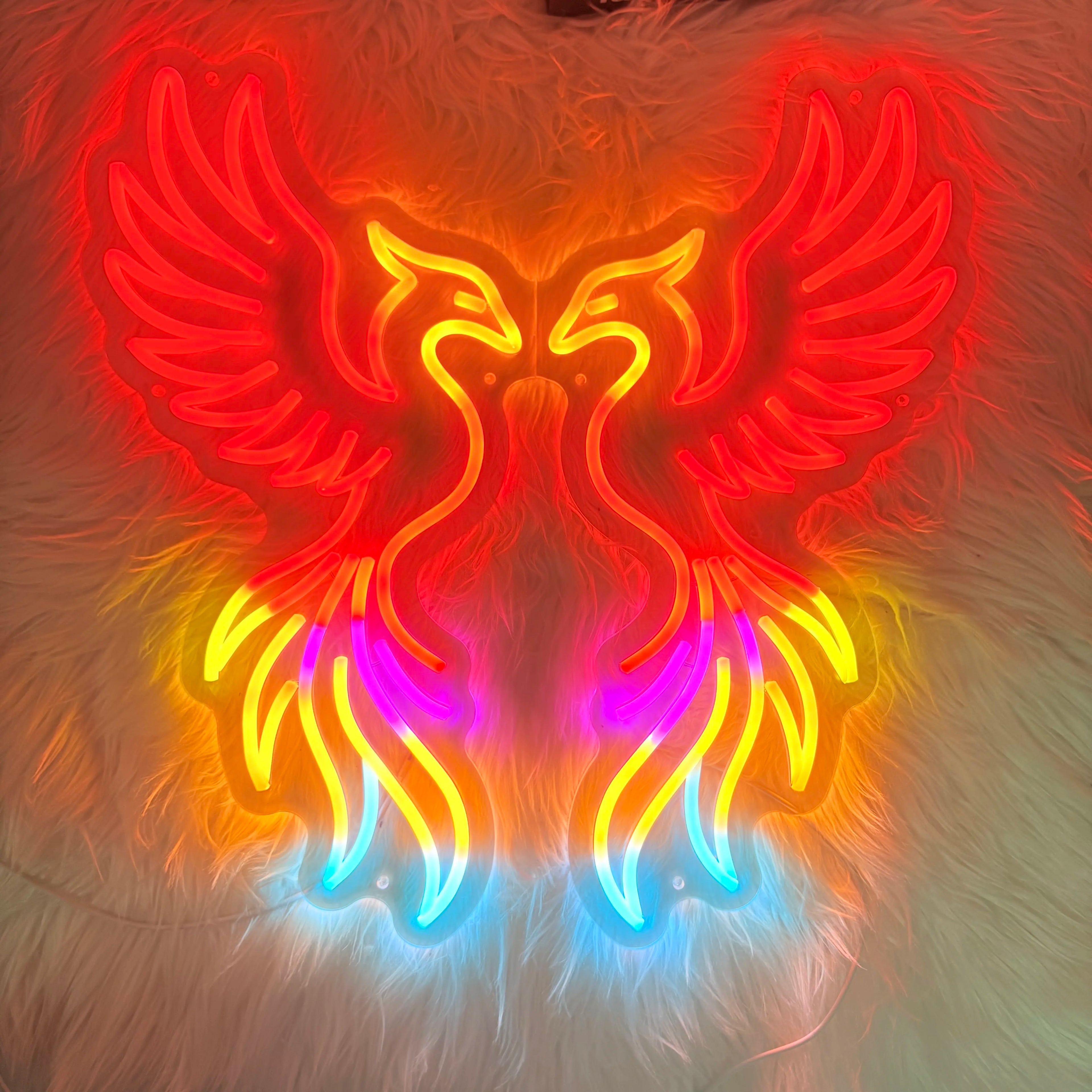 Phoenix Neon Sign,Legendary Immortal Bird Neon Sign. Bird LED Decor. Mythology Led Decor,Gift for Kids
