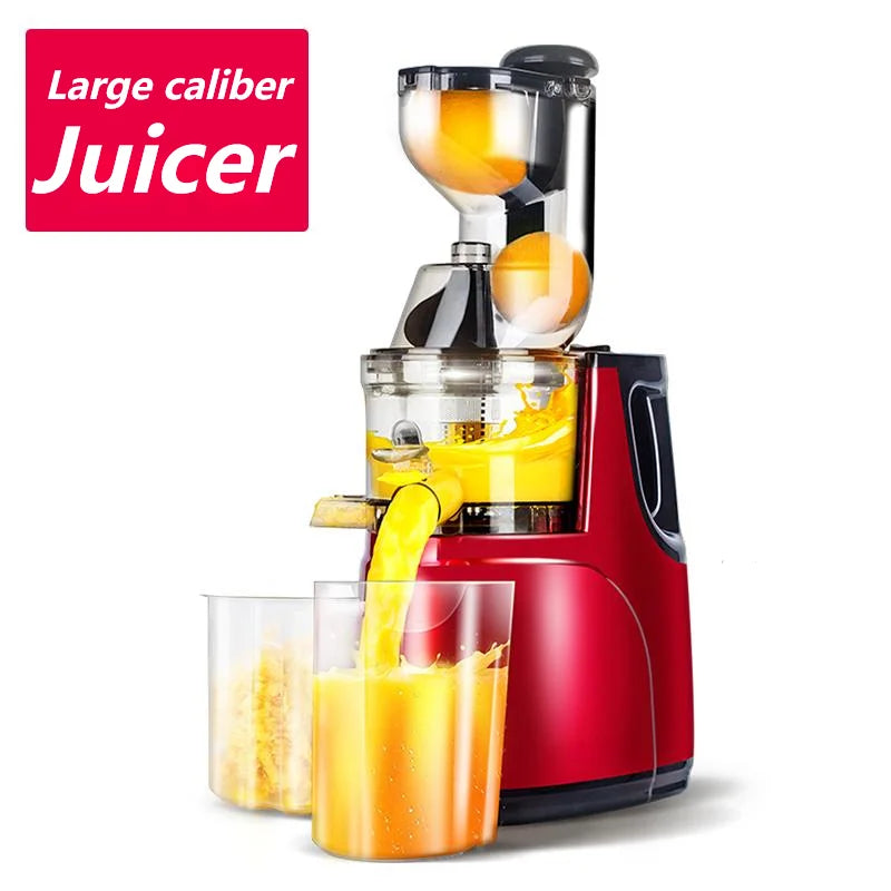 In stock Big Mouth Cold Press Commercial Orange Fruit Machine Electric Household Vegetable Juice Multifunctional Slow Juicer